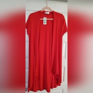 NWT Open Short Sleeve Cardigan